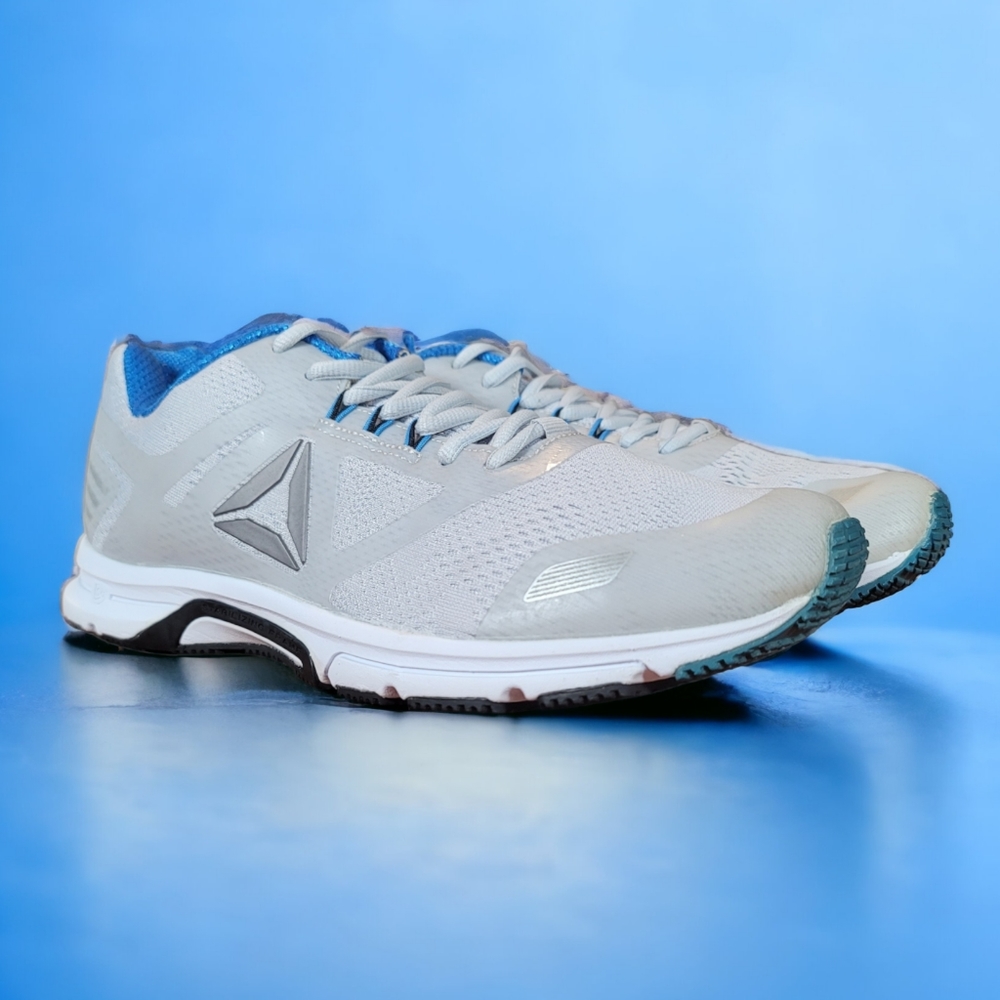 Reebok Sneakers, Mens Ahary Size 11.5 Gray and Blue BS8388